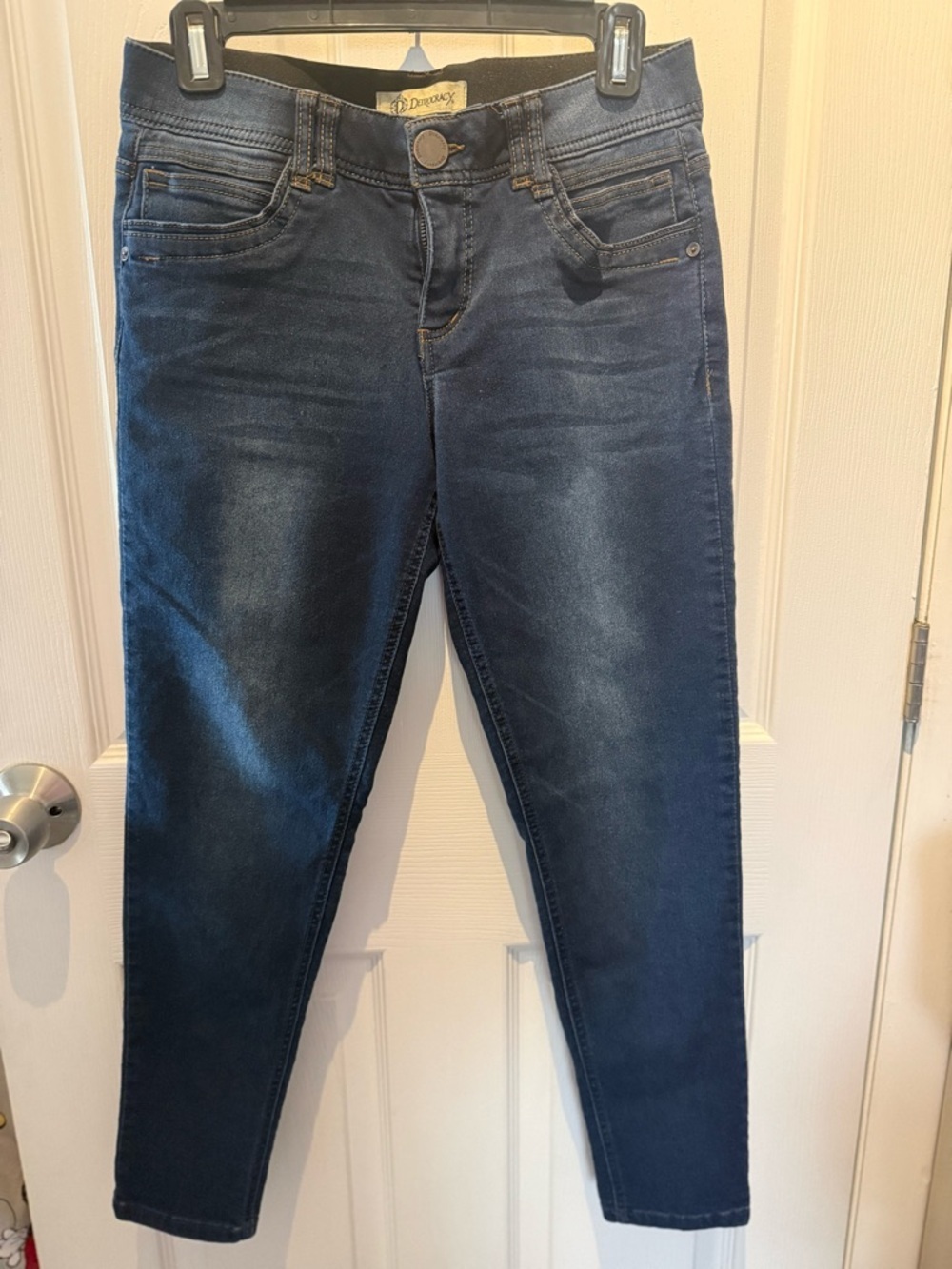Democracy Dark Wash Skinny AbTechnology “Ab” technology Skinny Jeans Size 4